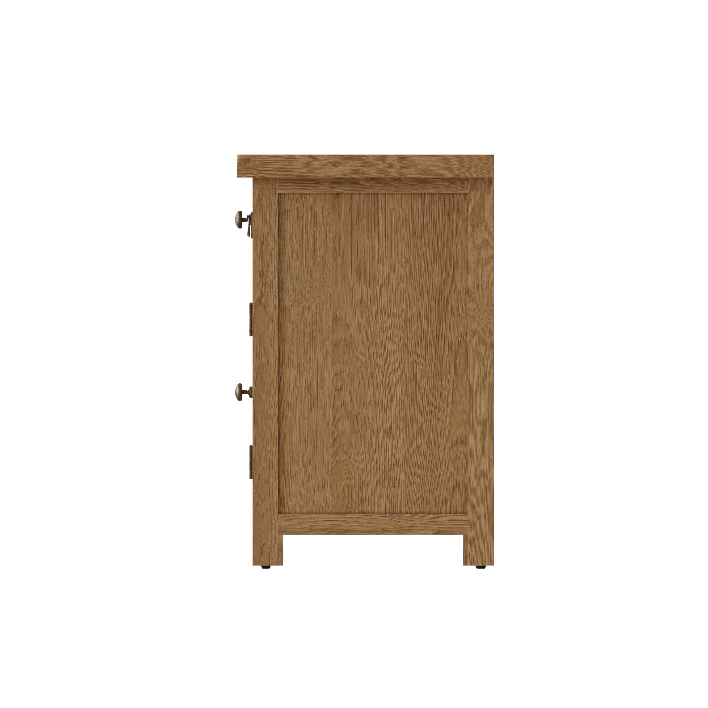 Oakdale Oak Computer Desk - Single
