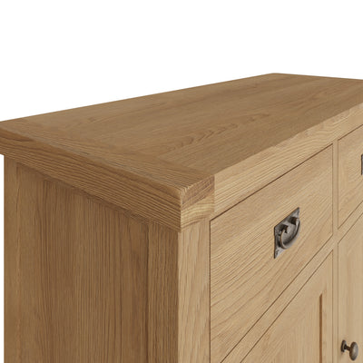 Oakdale Oak Sideboard - 2 Door, 2 Drawer