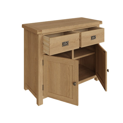Oakdale Oak Sideboard - 2 Door, 2 Drawer