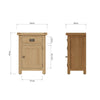 Oakdale Oak Cupboard - Small