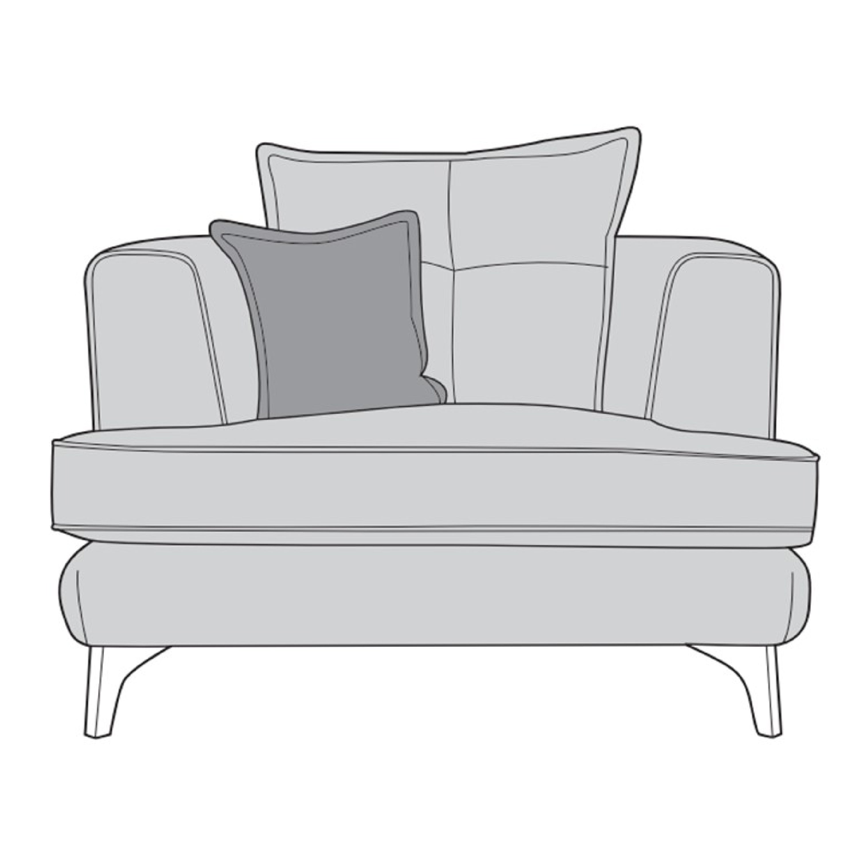 Cancun Sofa Love Chair Standard Back