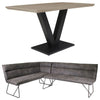 PACKAGE DEAL - Larson Dining Table & x1 Larson Corner Bench + Larson Straight Bench