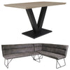 PACKAGE DEAL - Larson Dining Table & x1 Larson Corner Bench + Larson Straight Bench