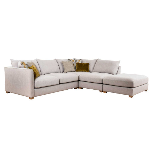 Carter Sofa - 2 Corner 1 With Stool