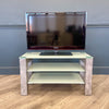 Concrete Style & Glass - Small TV Unit (90cm)