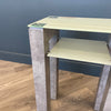 Concrete Style & Glass - Small Console Table