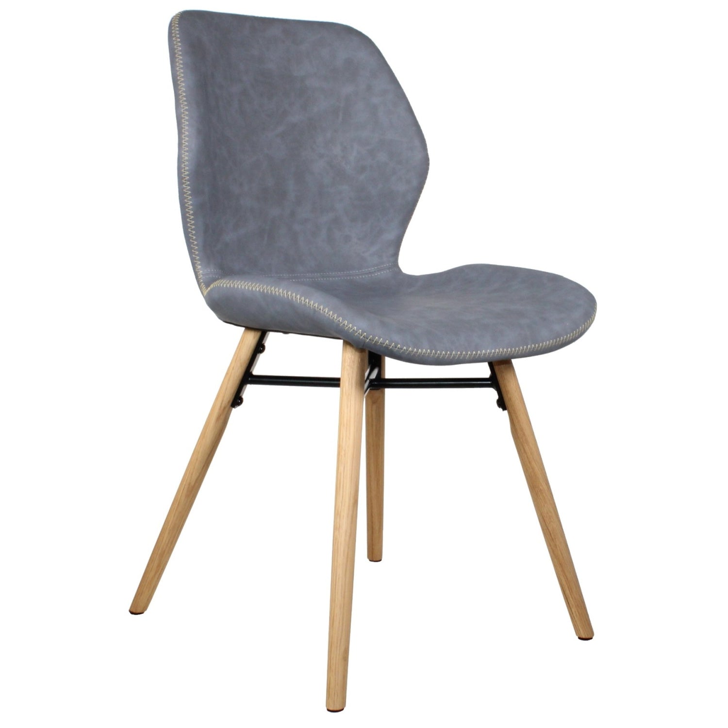 Grey dining chair oak legs hotsell