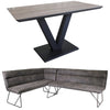 PACKAGE DEAL - Larson Dining Table & x1 Larson Corner Bench + Larson Straight Bench