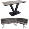 PACKAGE DEAL - Larson Dining Table & x1 Larson Corner Bench + Larson Straight Bench