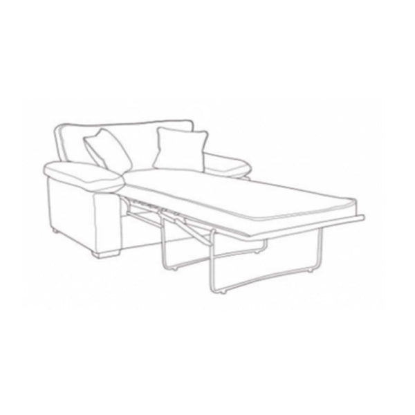 Dexter Sofa - Arm Chair Sofa Bed With Deluxe Mattress