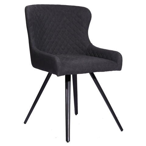 Alpha Dining Chair - Grey PU