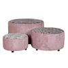 Buoyant Accent Dollie Set of 3 Footstools