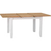 Earlham White Painted & Oak 1.2m Butterfly Extending Table