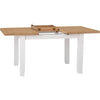 Earlham White Painted & Oak 1.2m Butterfly Extending Table