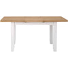 Earlham White Painted & Oak 1.2m Butterfly Extending Table