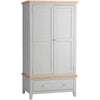 Earlham Grey Painted & Oak 2 Door Wardrobe