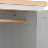 Earlham Grey Painted & Oak 2 Door Wardrobe