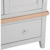 Earlham Grey Painted & Oak 2 Door Wardrobe