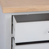 Earlham Grey Painted & Oak 6 Drawer Chest