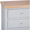Earlham Grey Painted & Oak 6 Drawer Chest