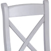 Earlham Grey Painted & Oak Cross Back Chair Fabric Seat