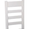 Earlham White Painted & Oak Ladder Back Chair Fabric Seat