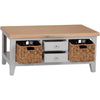 Earlham Grey Painted & Oak Coffee Table