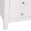 Earlham White Painted & Oak Large Bedside Cabinet