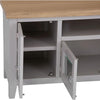 Earlham Grey Painted & Oak Large TV Unit