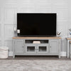 Earlham Grey Painted & Oak Large TV Unit