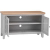 Earlham Grey Painted & Oak Standard TV Unit