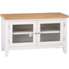 Earlham White Painted & Oak Standard TV Unit