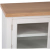 Earlham White Painted & Oak Standard TV Unit