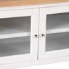 Earlham White Painted & Oak Standard TV Unit