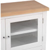 Earlham White Painted & Oak Standard TV Unit