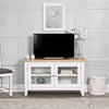 Earlham White Painted & Oak Standard TV Unit