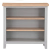 Earlham Grey Painted & Oak Small Wide Bookcase