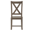 Suffolk Oak Dining Chair - Crossback with Fabric Seat