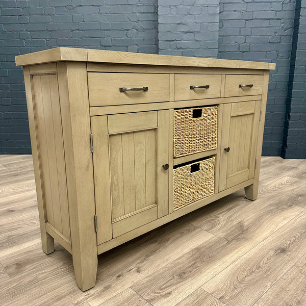 Suffolk Grey Oak - Large Sideboard (Showroom Clearance)