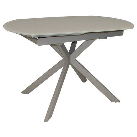 Flux Contemporary Motion Dining Table - Cappuccino