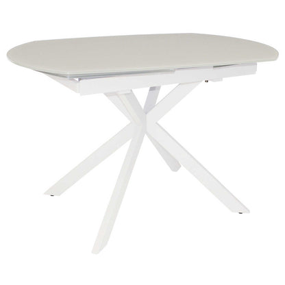 Flux Contemporary Motion Dining Table - White