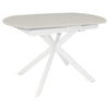 Flux Contemporary Motion Dining Table - White