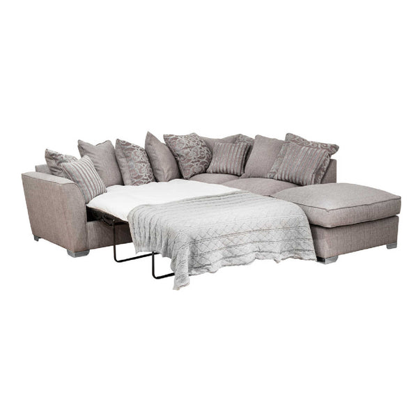 Fantasia Sofa - 2 Corner 1 Sofa Bed With Stool (Pillow Back)