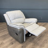 Farnham Fusion Sofa - Arm Chair - Manual Recliner - Grey