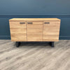 Fusion Oak 3 Door Sideboard