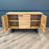 Fusion Oak 3 Door Sideboard