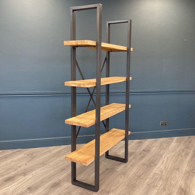 Fusion Oak Shelf Unit