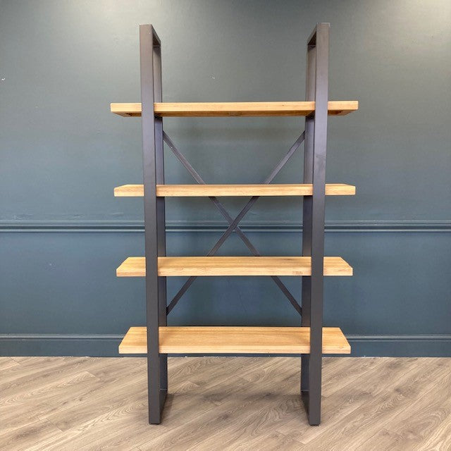 Fusion Oak Shelf Unit