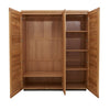 Fusion Oak Wardrobe - Triple