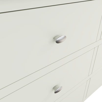 Modena Oak & White  Chest of Drawers - 6 Drawer
